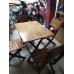THANH LÝ BỘ BÀN GHẾ CAFE, BÀN GHẾ QUÁN ĂN CHẤT LIỆU GỖ